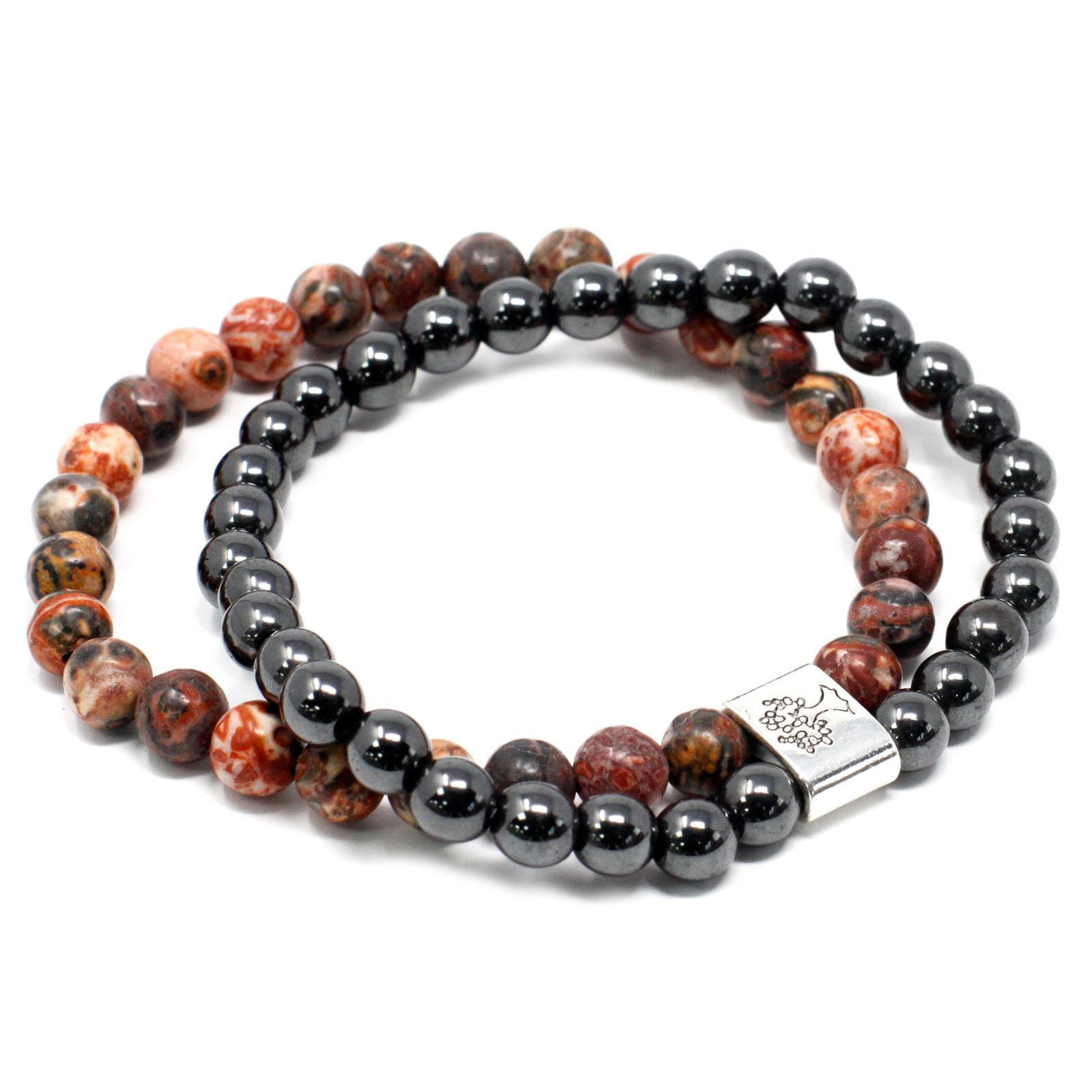 Magnetic Gemstone Bracelet in Leopard Skin for Fashion Appeal