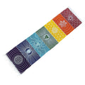 Yoga Rug 60x200cm with 7 Chakras Design for Versatile Use