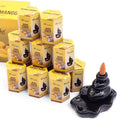 Pack of 10 Masala Backflow Incense Cones Coconut and Mango Aroma