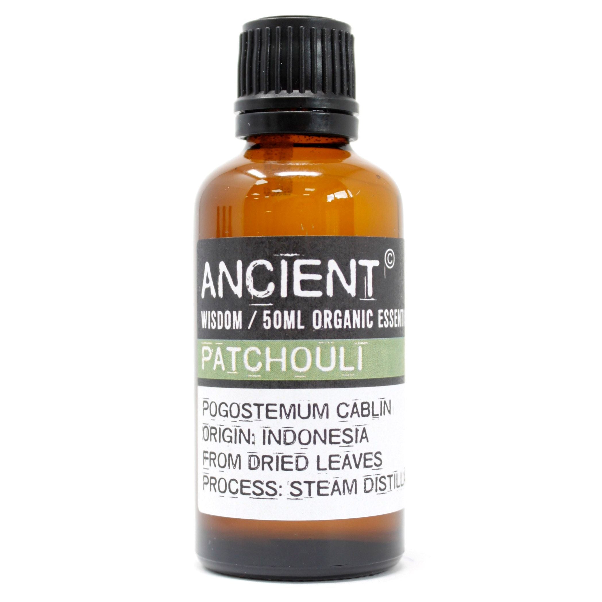 Patchouli Organic Essential Oil 50ml for Aromatherapy Use