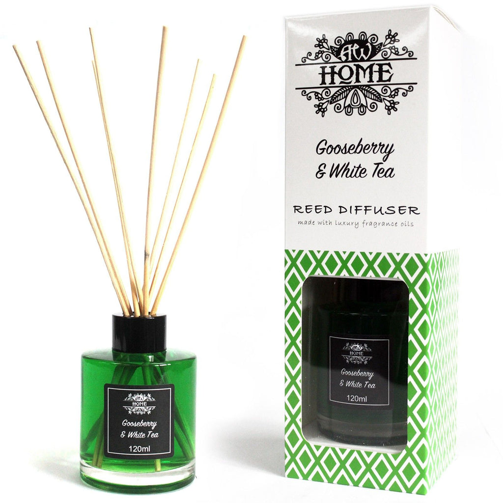 120ml Reed Diffuser with Gooseberry & White Tea Fragrance