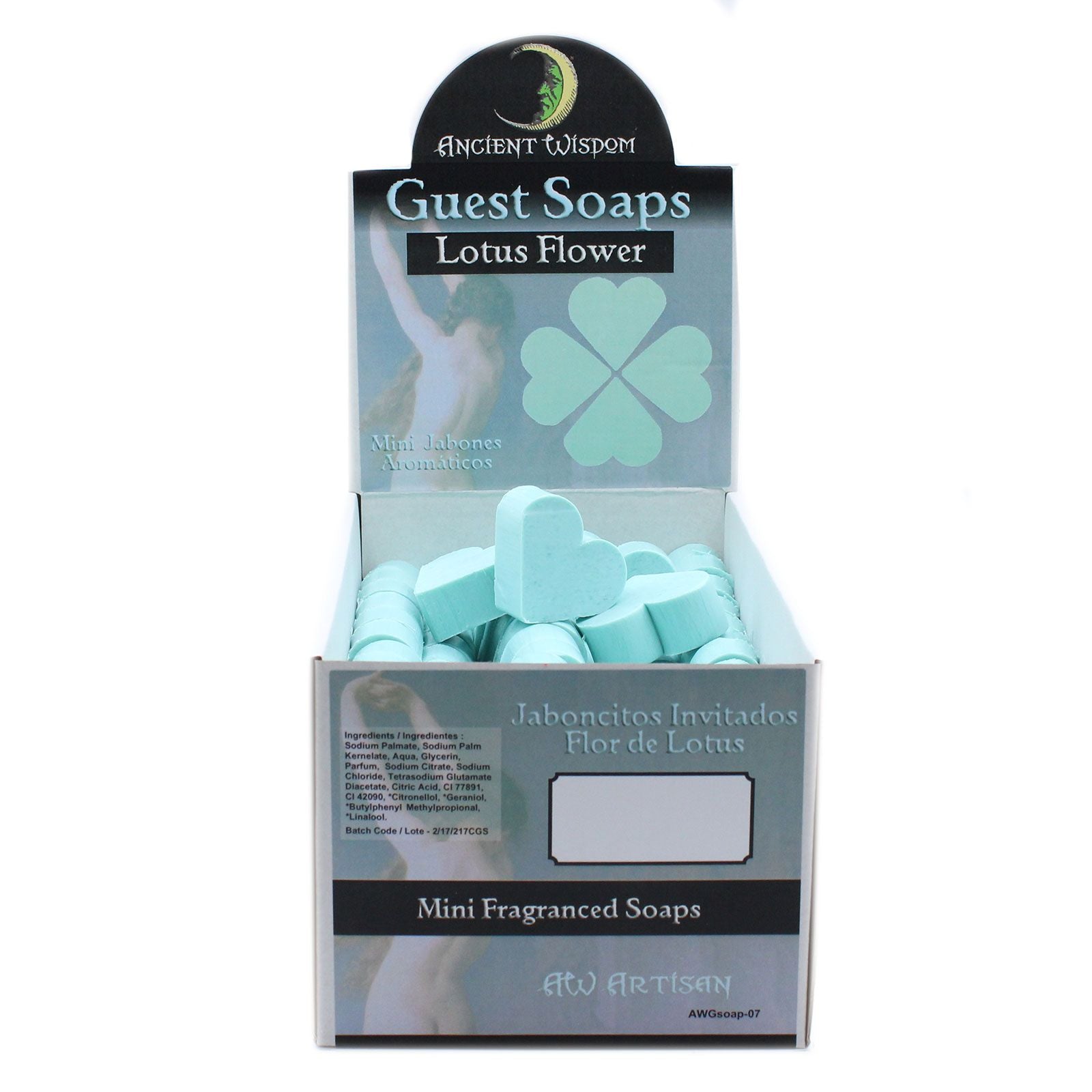 Heart Guest Soap Lotus Flower Scented Heart Shaped Soaps 10PCS