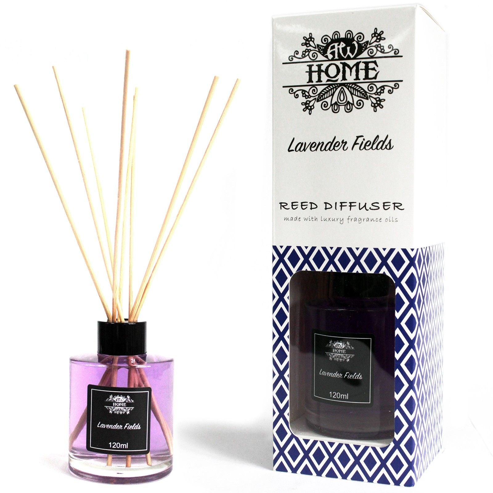 120ml Lavender Fields Reed Diffuser for Inviting Home Fragrance