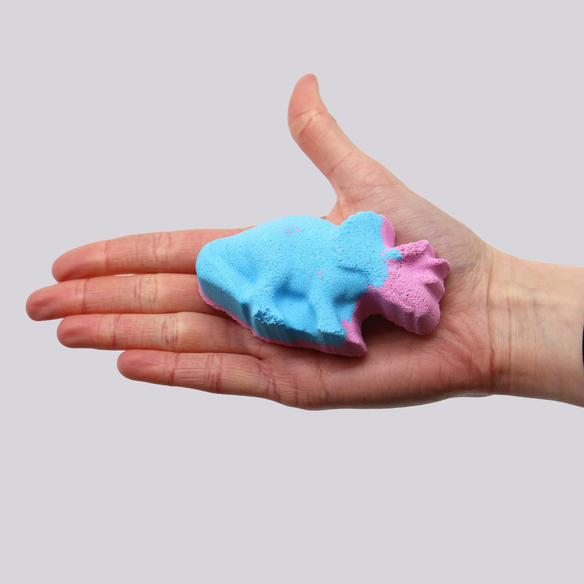 Dinosaur Bath Bomb 80g with Fun Blueberry Scent for Kids