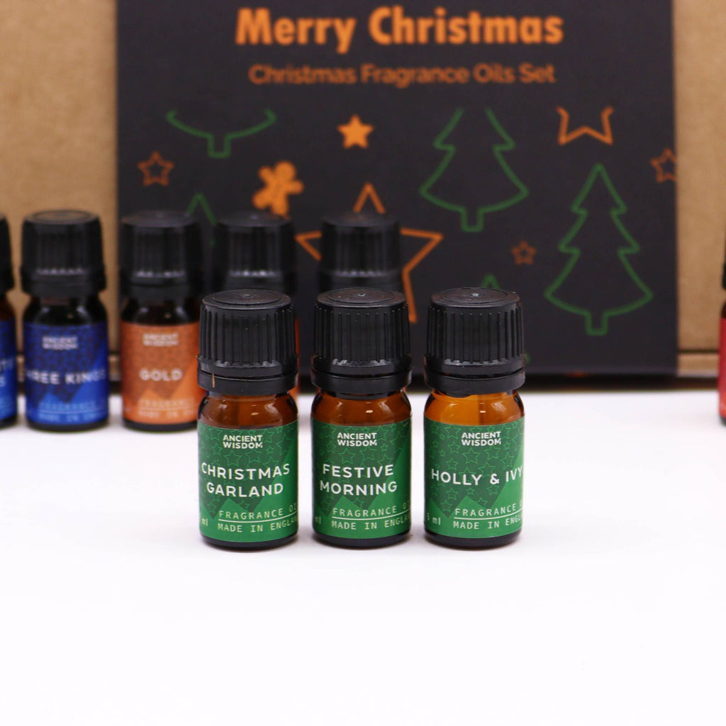 Holy Scents of Christmas Fragrance Set with 12 Festive Oils