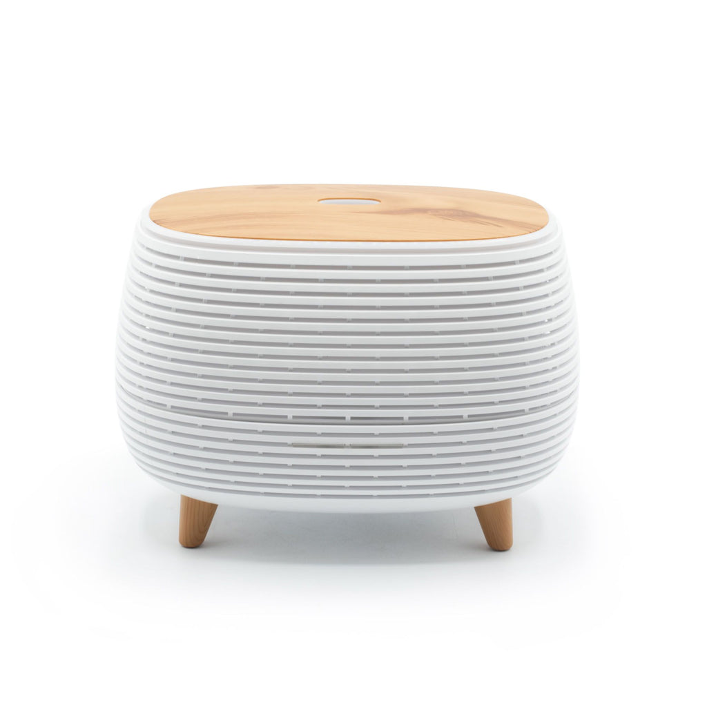 Futuristic Ribbed Aroma Diffuser with Colour Changing LED Light
