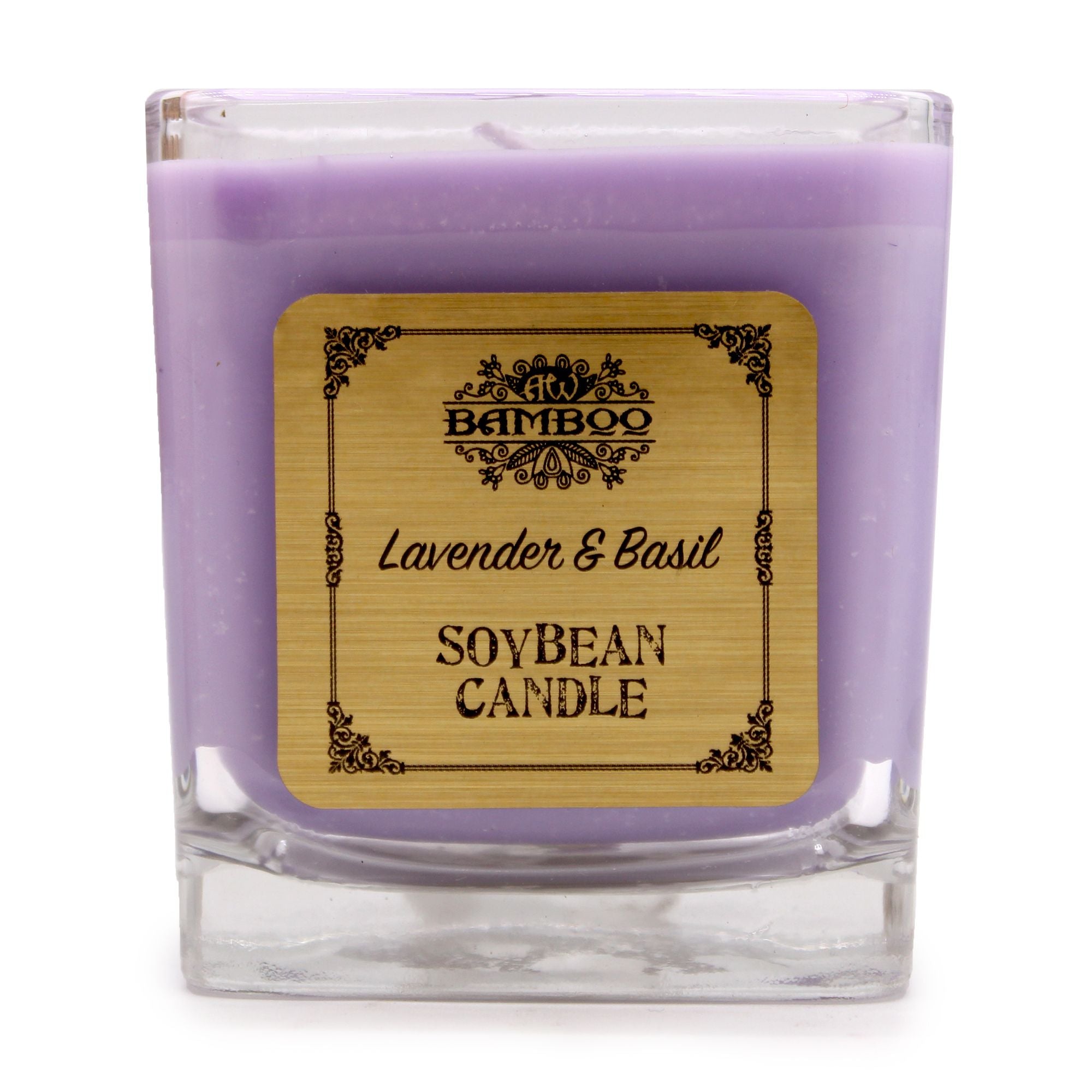 Lavender & Basil Soybean Jar Candles for Clean Burn Experience