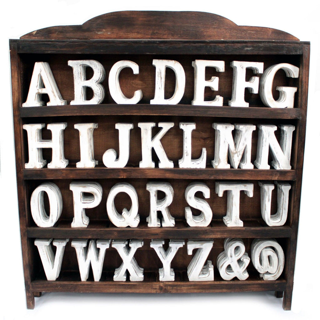 Shabby Chic Letters Craft Starter Pack for Home Decor Projects