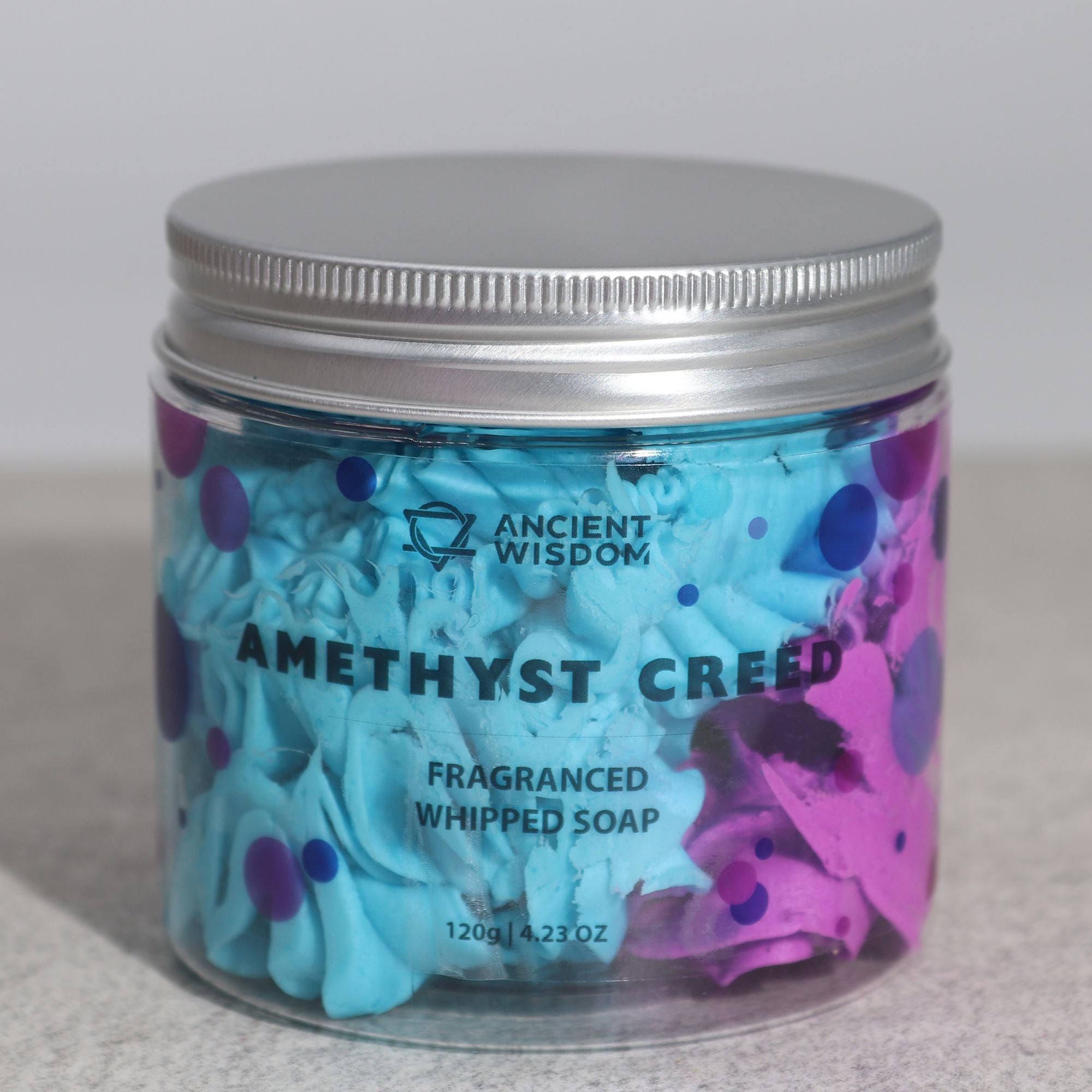 Amethyst Creed Whipped Soap 120g with Bold Masculine Fragrance