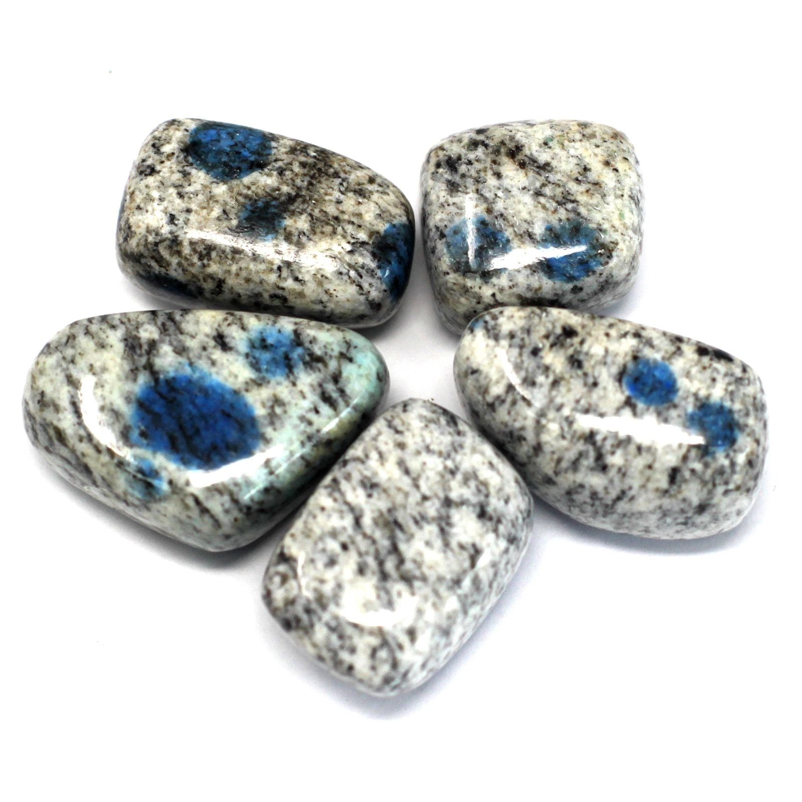 Premium Tumble Stone K2 Jasper Set of Four Colourful Stones