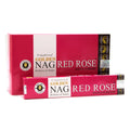 15g Golden Nag Red Rose Incense Sticks for Fragrance