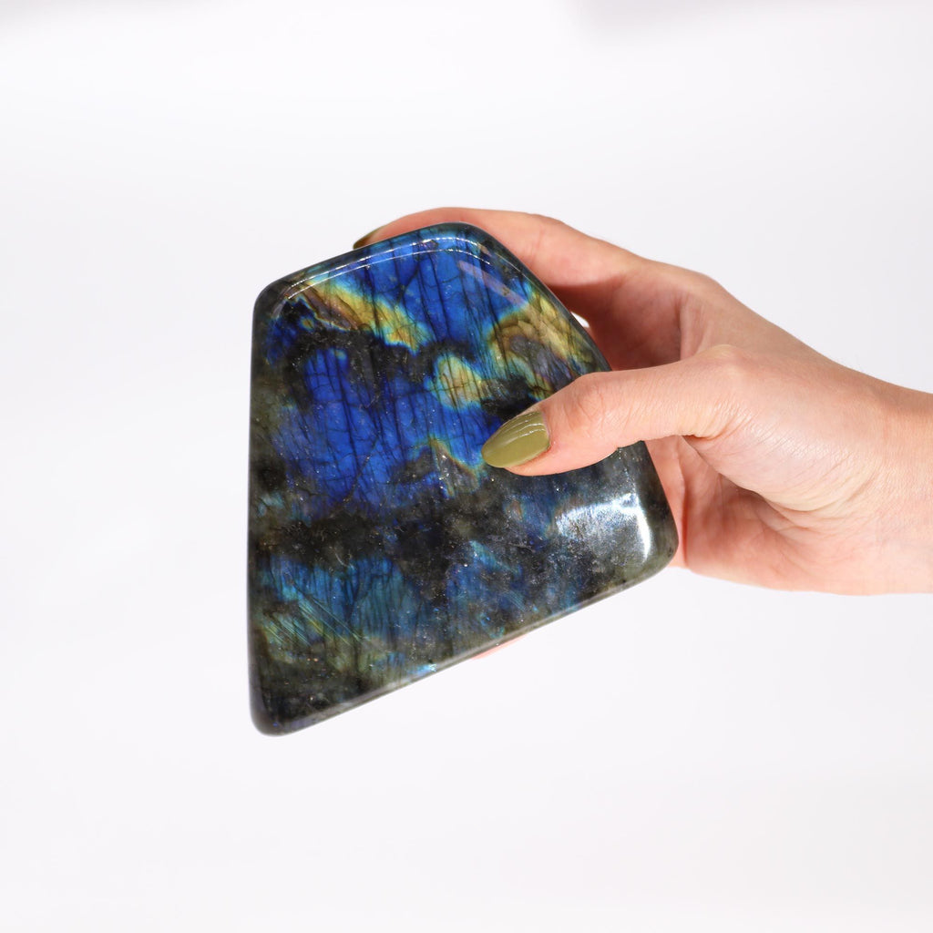 Madagascar Labradorite Statement Stone for Unique Home Decor