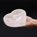 Selenite Heart Bowl 15cm Decorative Accent for Home Decor