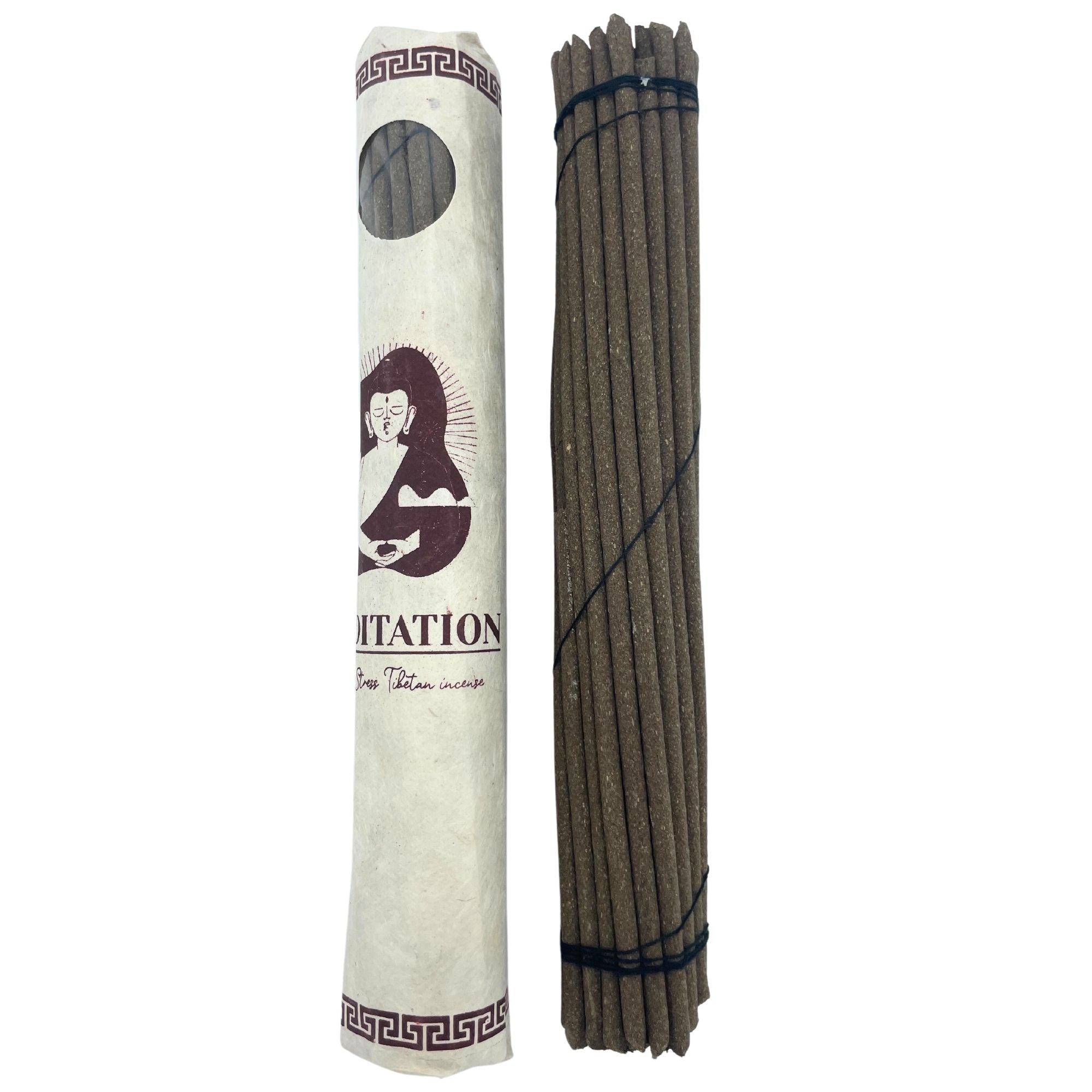 Rolled Pack of 30 Premium Tibetan Incense for Meditation Use