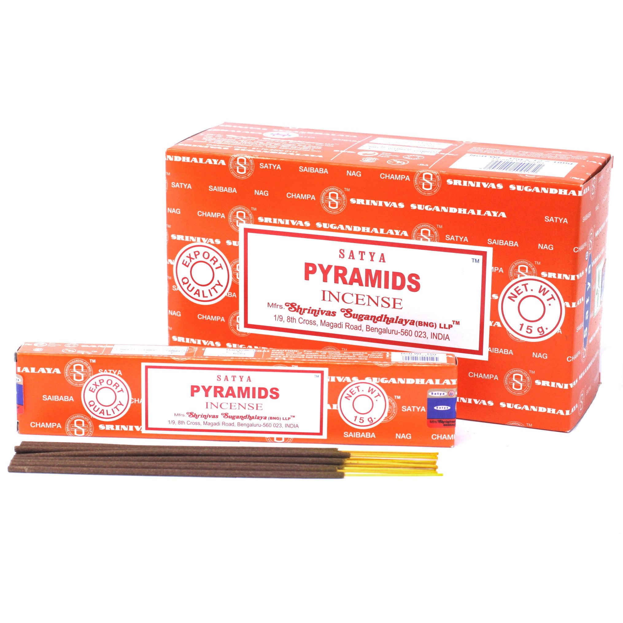 Satya Incense Sticks 15gm Pyramid Scent for Home Fragrance