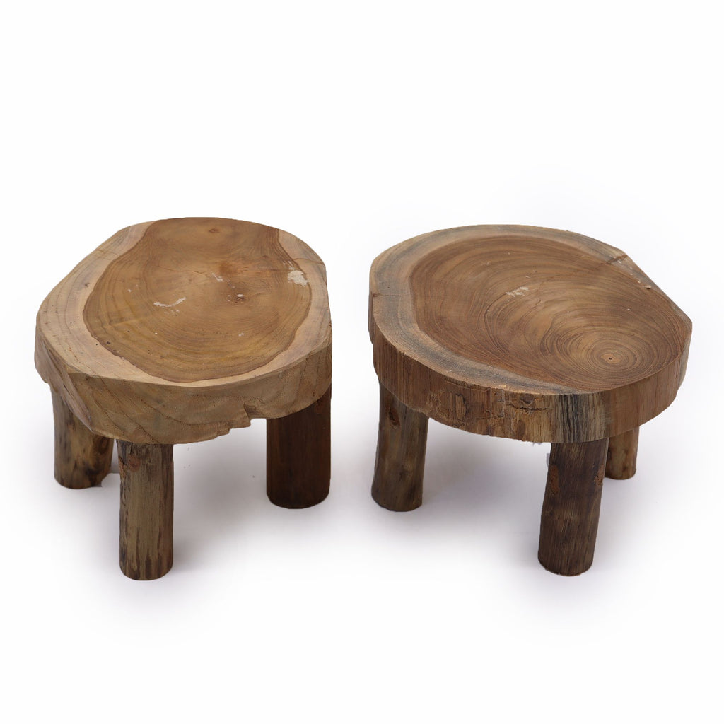 Medium Teak Pad Display Set 27x15cm for Home and Office Use