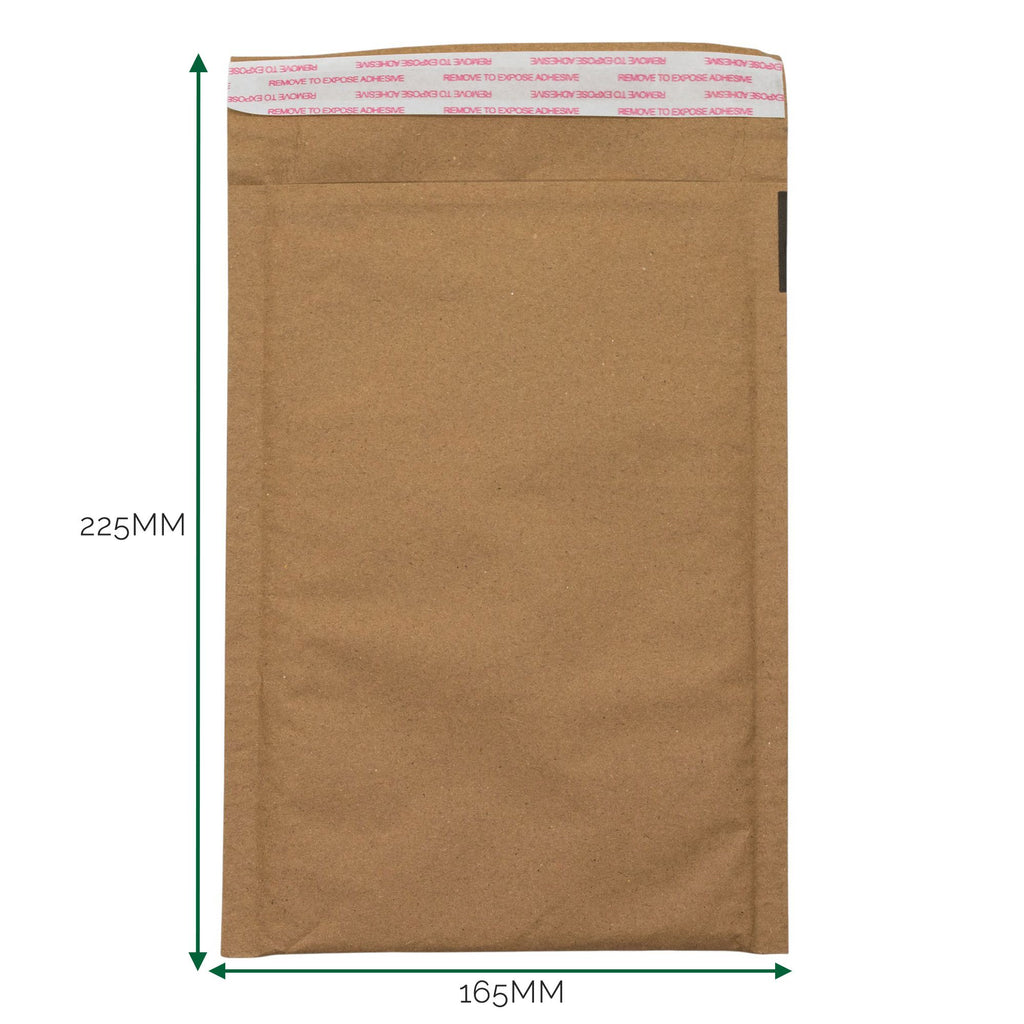 Kraft Padded Honeycomb Envelope for Secure Mailing 165x225mm