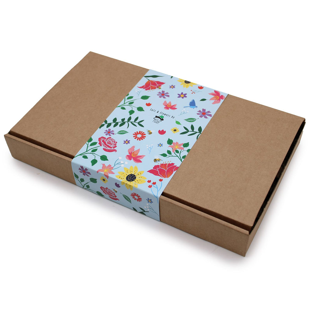Wild Hare Salt & Flowers Total Unwind Bath Set for Relaxation