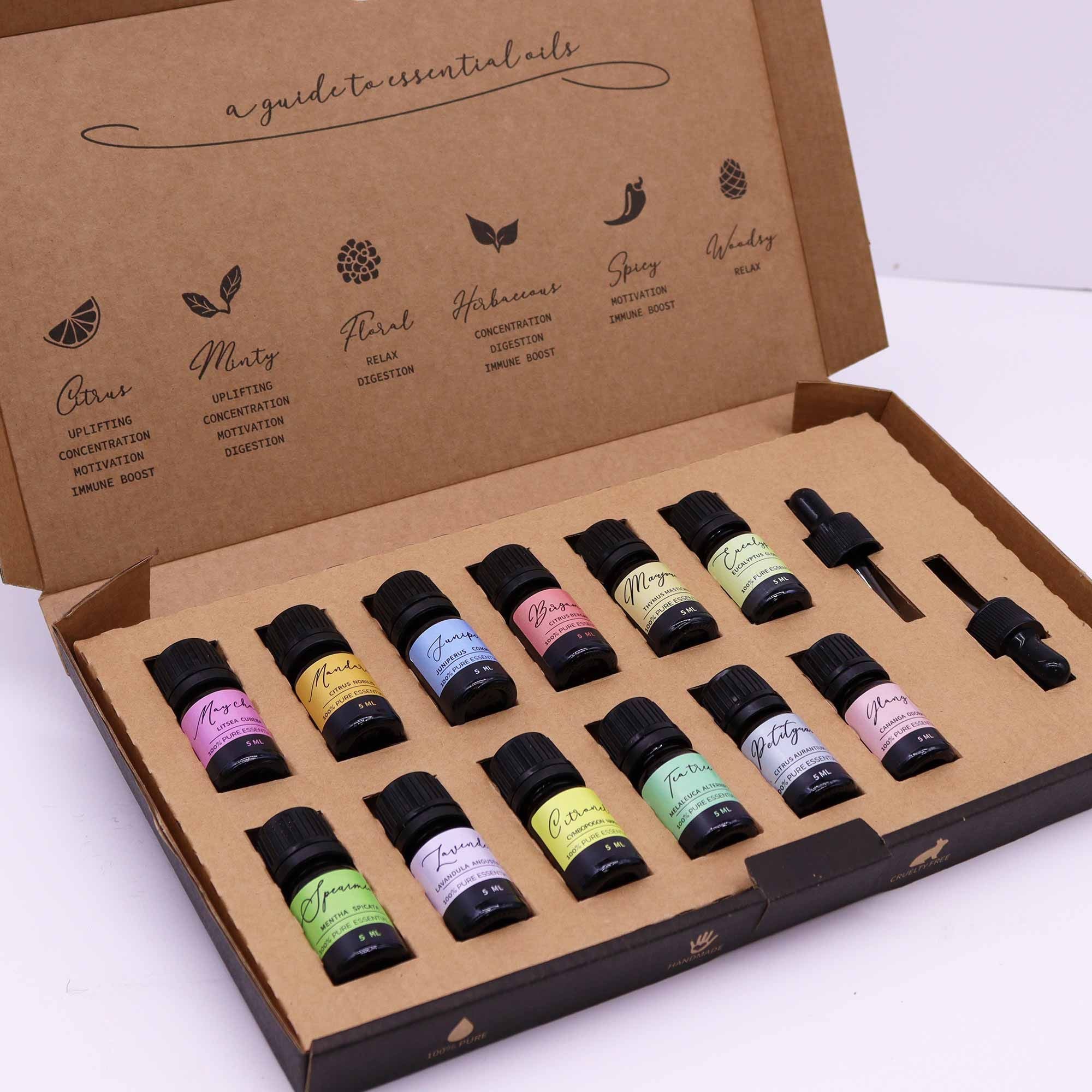 Aromatherapy Essential Oil Set Spring for Relaxation and Home Use