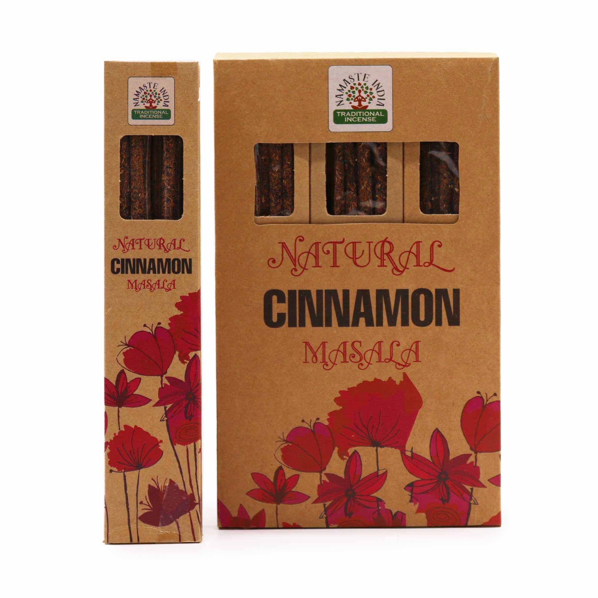 Natural Botanical Masala Incense Sticks with Cinnamon Scent