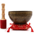 Brass Golden Tara Special Singing Bowl Set for Meditation Practice