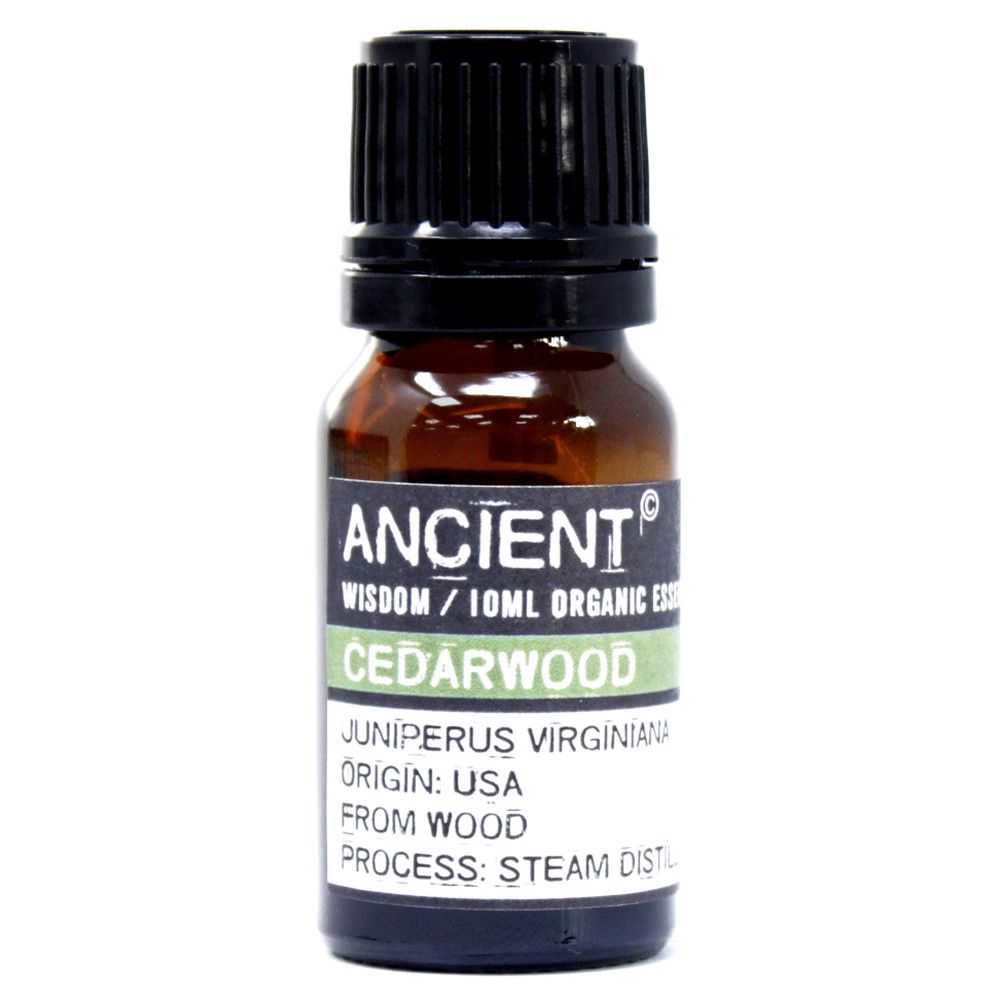 Cedarwood Organic Essential Oil 10ml for Aromatherapy Use