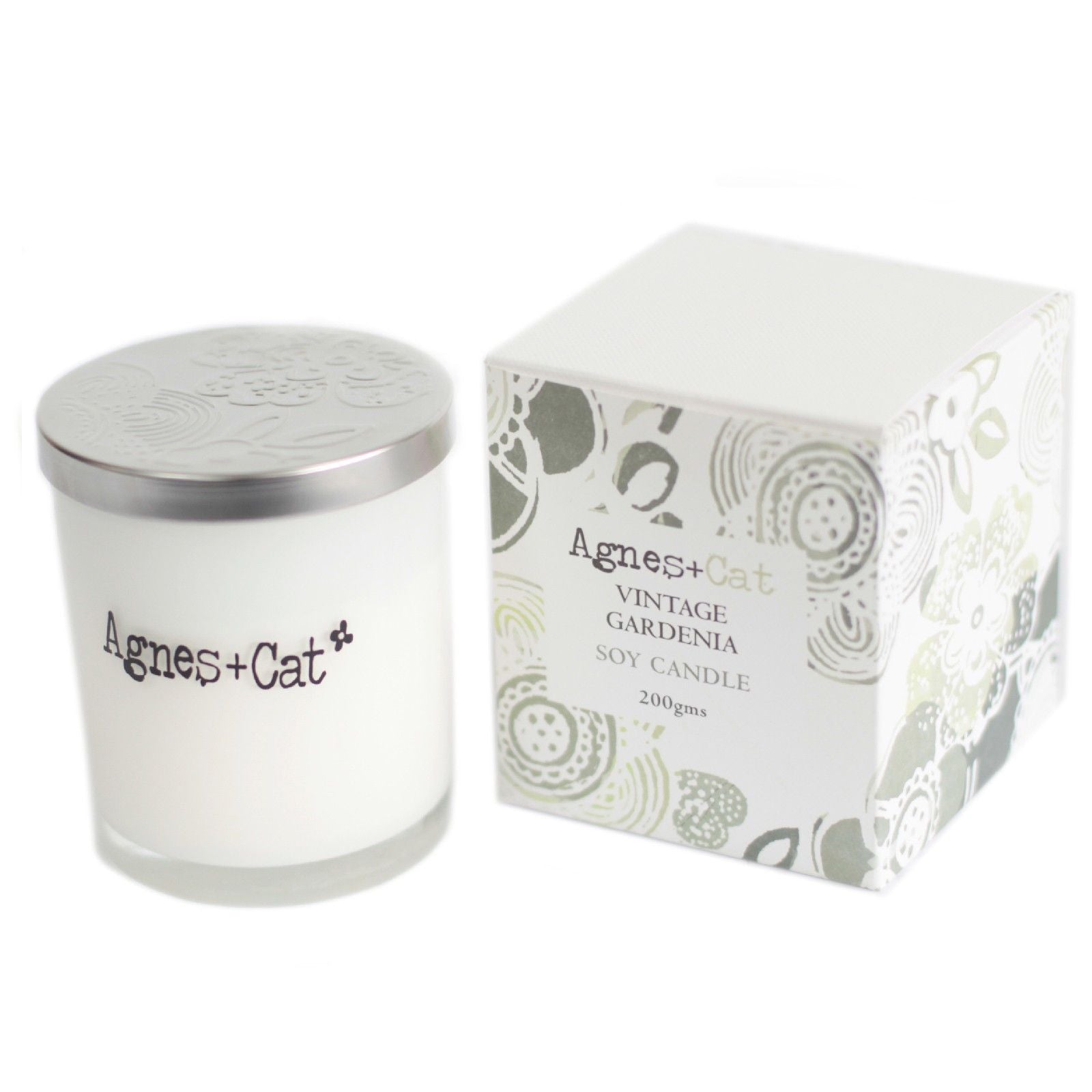 Agnes + Cat Votive Candle in Vintage Gardenia for Relaxing Moments