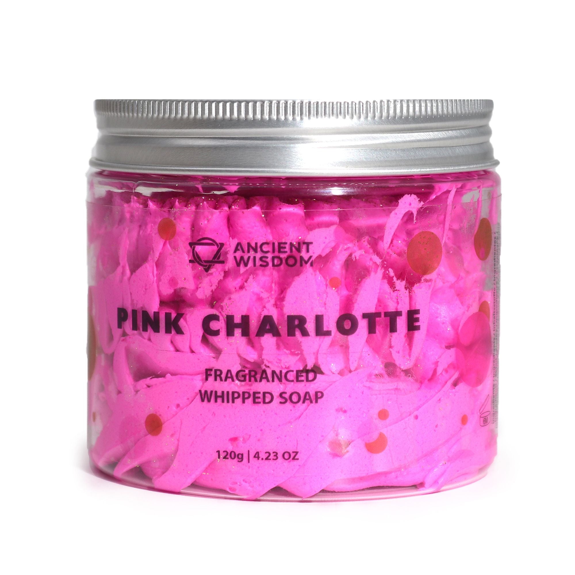 Pink Charlotte Whipped Soap 120g with Calming Fragrance Notes