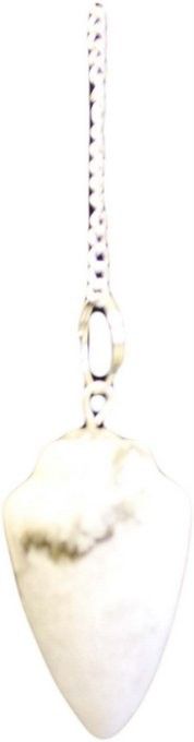 Magic Pendulum with Rainbow Moonstone and Silver Chain