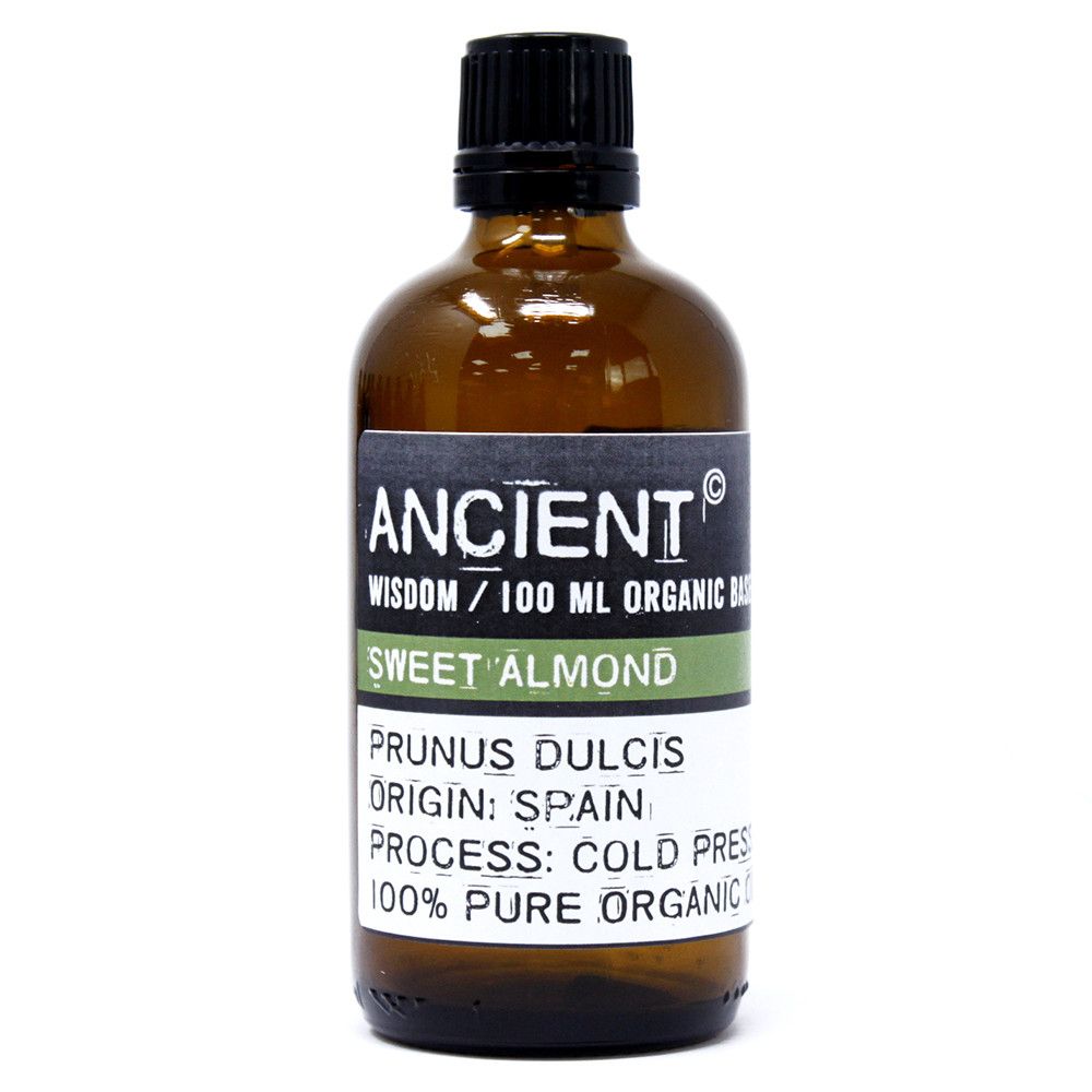 Sweet Almond Organic Base Oil Nourishing 100ml for Skin Care