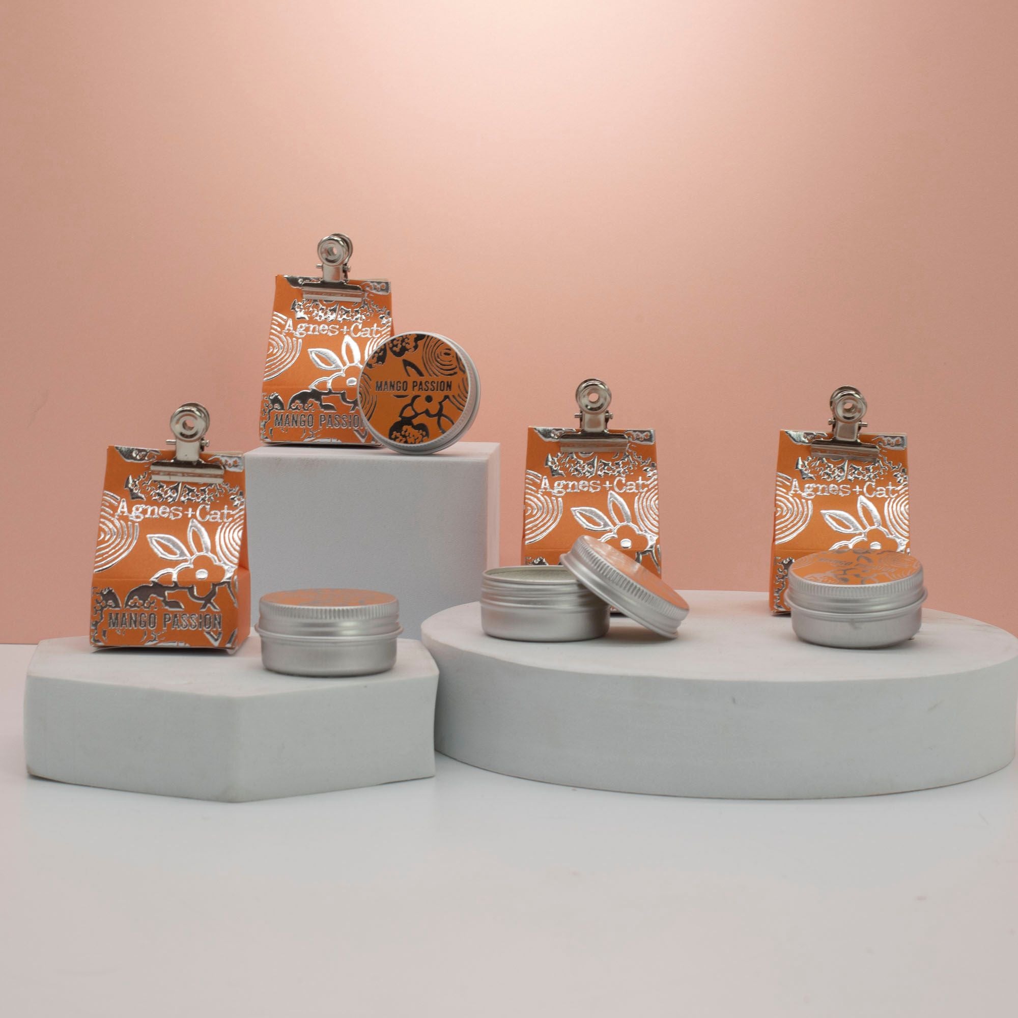 Agnes + Cat Mango Passion Fruit Lip Balm for Soft Nourished Lips