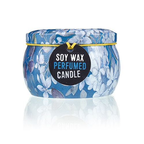 Art Tin Candle Romantic Garden Tea and Rose Assorted Designs