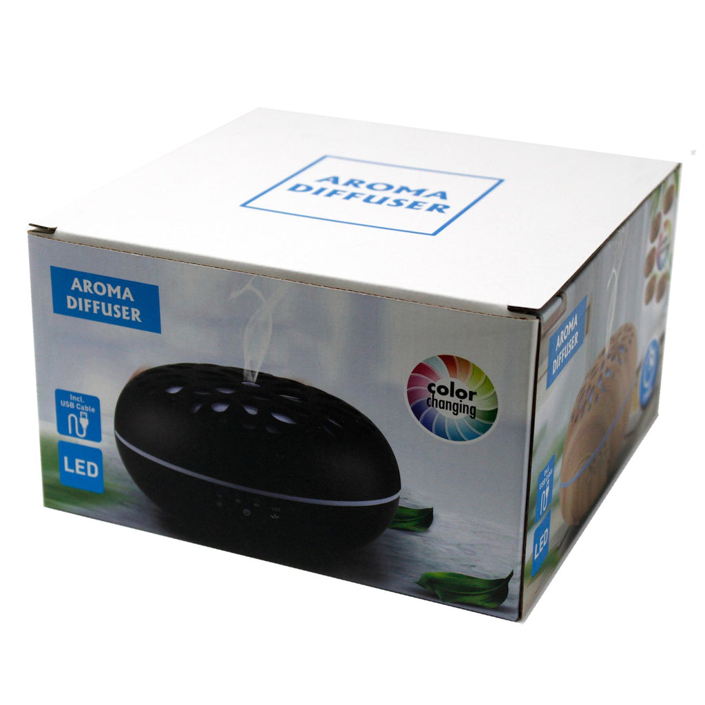 Oslo Atomiser Pebble USB Aroma Diffuser with Colour Change Timer