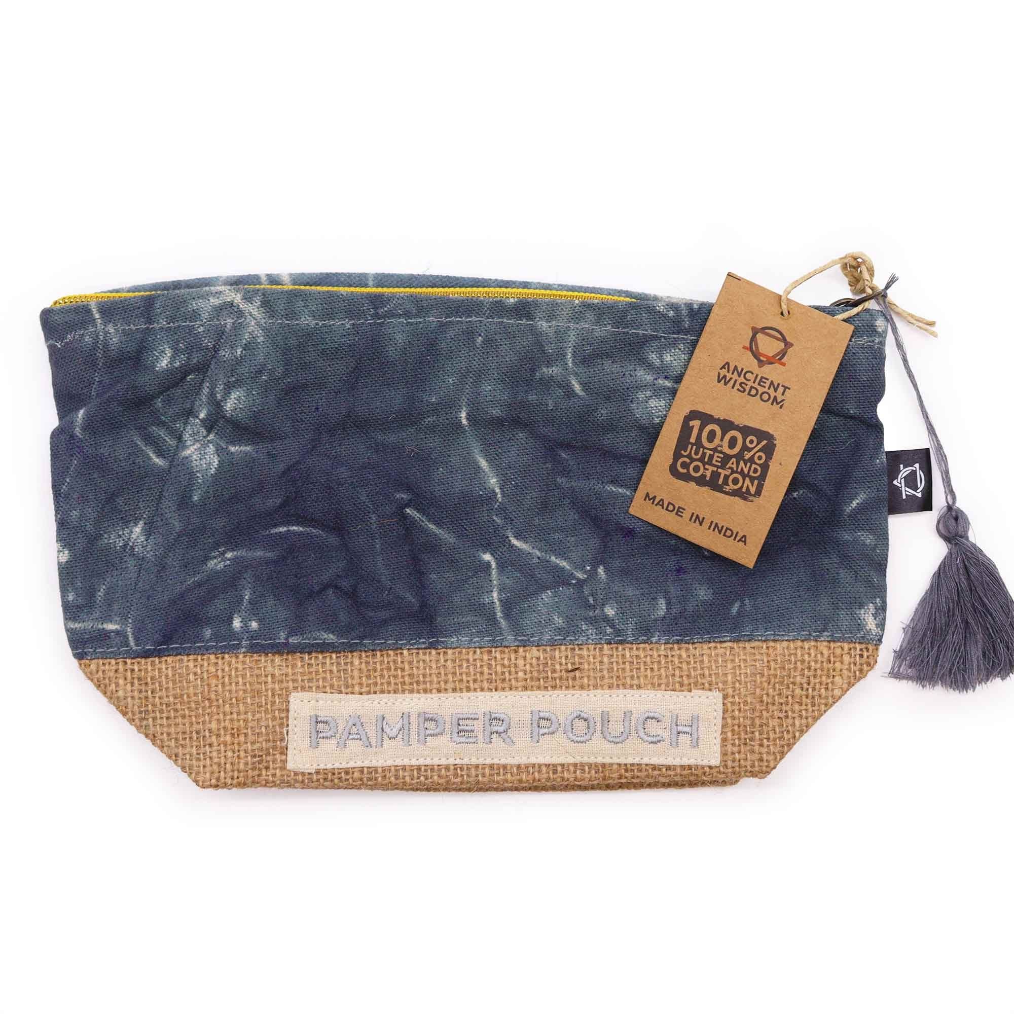 Pamper Pouch Charcoal Stonewash for Storing Beauty Essentials