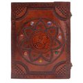Huge Tomb Book with Dragon Mandala Design and Chakra Stones