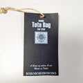 Iconic Classic Tote Bag Mi Vida Loca Black Natural with Skull Design
