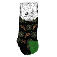 S/M Hop Hare Bamboo Socks Low (3.5-6.5) - Moonlight Wolfs
