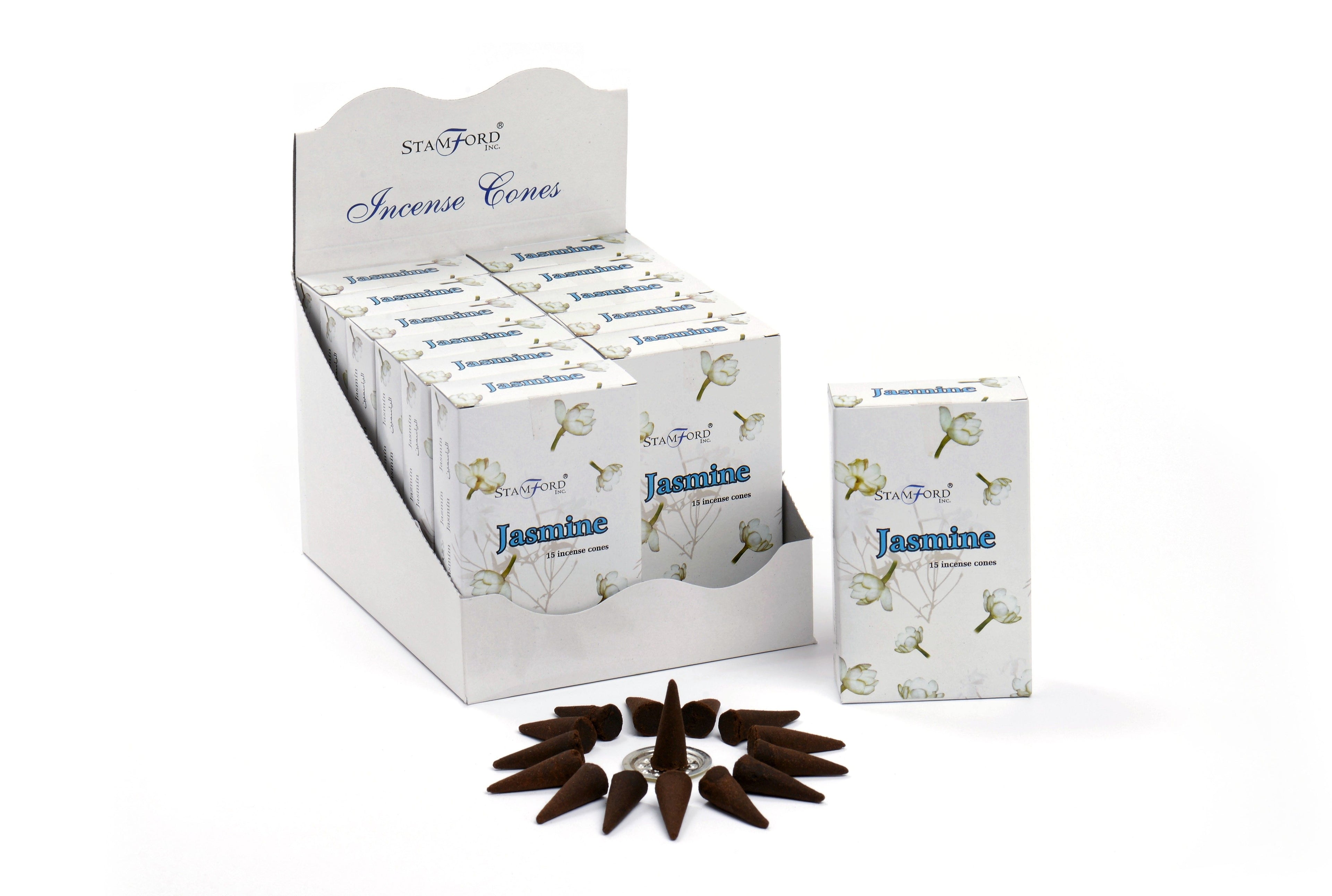 Jasmine Cones Stamford Premium Incense Cones for Home Fragrance