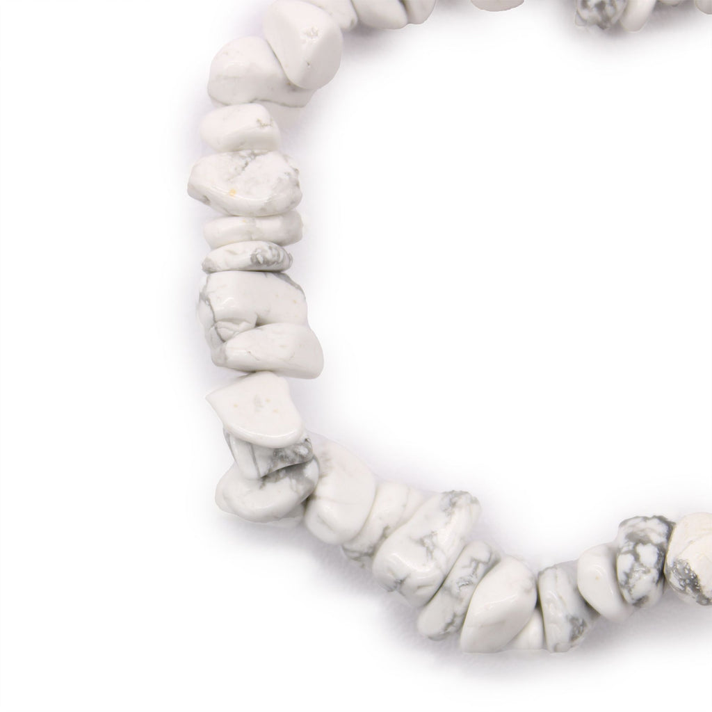 Chipstone Bracelet Stylish White Jasper Accessory for Everyone
