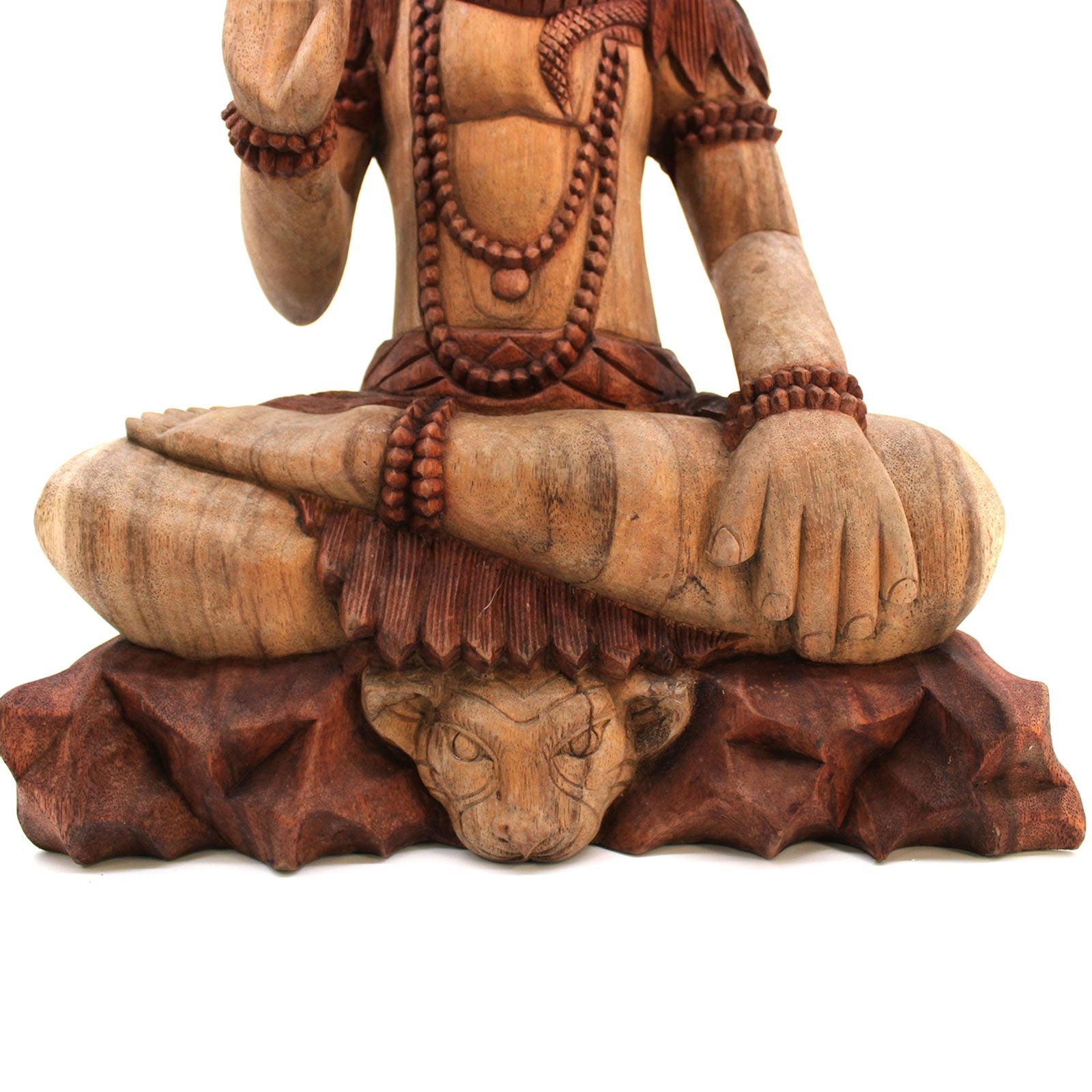 Shiva with Cobra Hand Carved Buddha Statue 50cm Unique Design