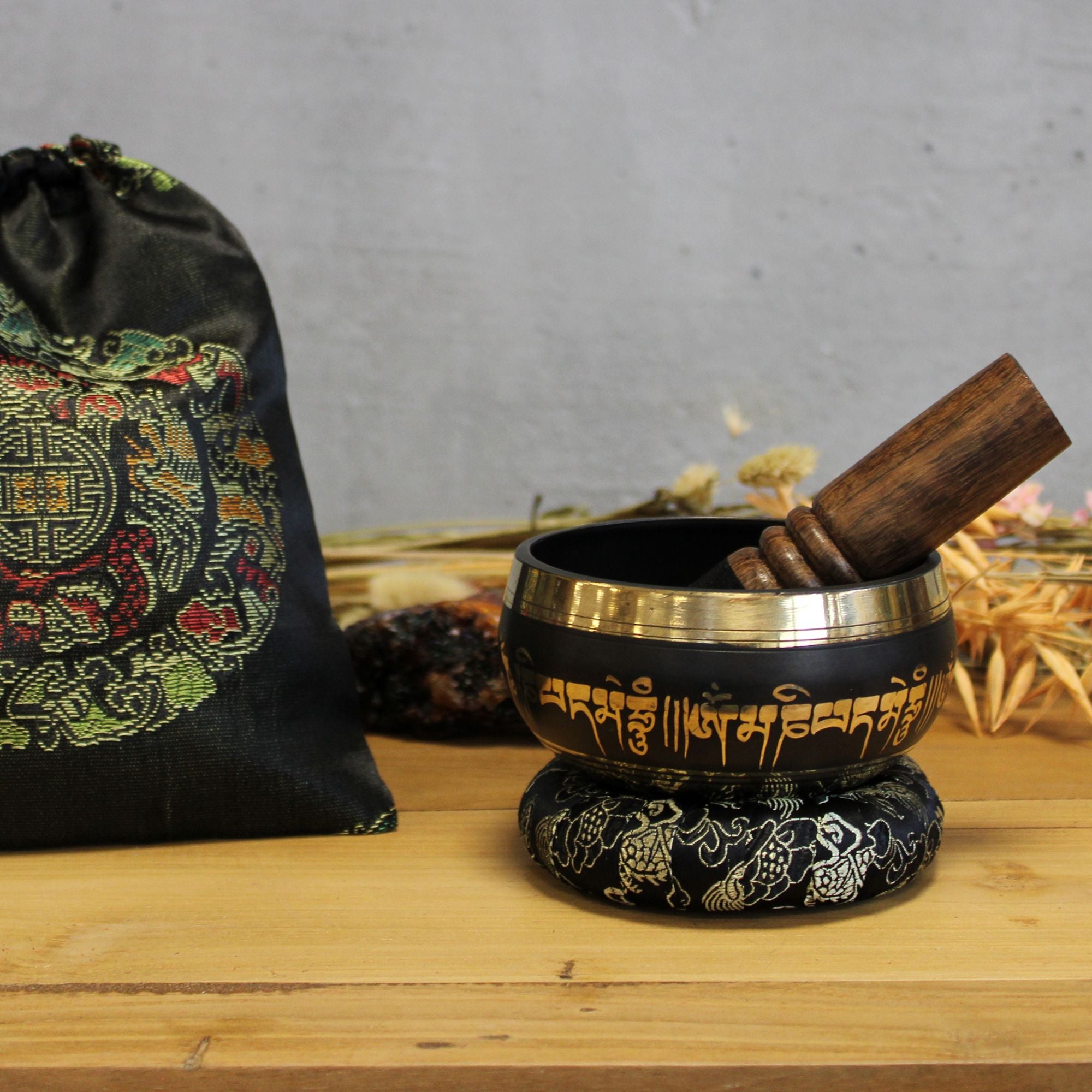 Lotus Flower Singing Bowl Set for Tranquil Sound Experiences