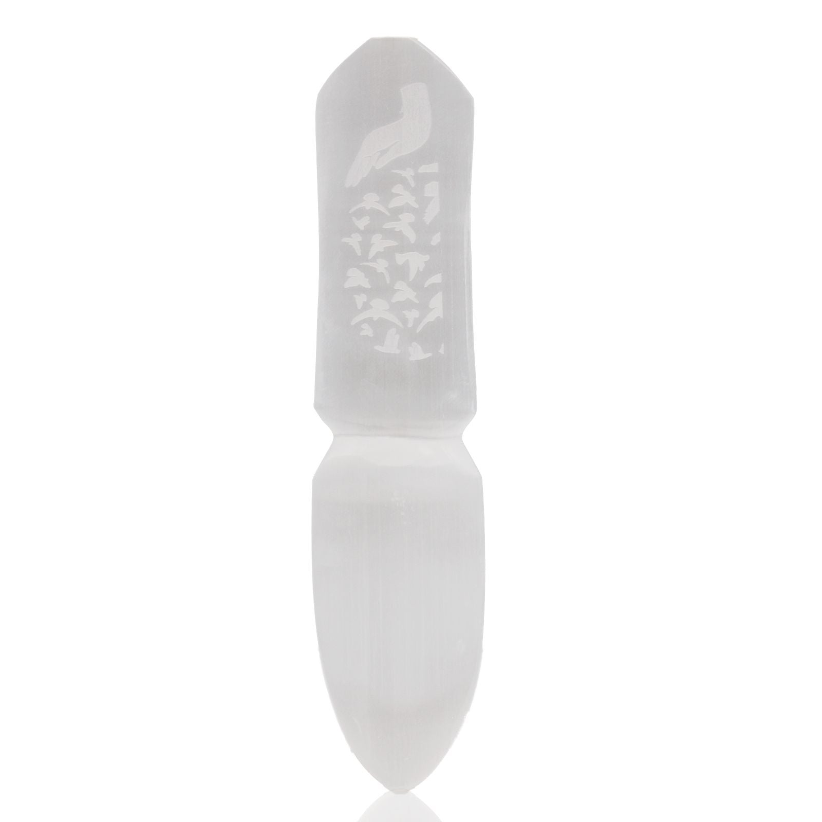 Selenite Ritual Knife for Ceremonial Use to Release Bonds
