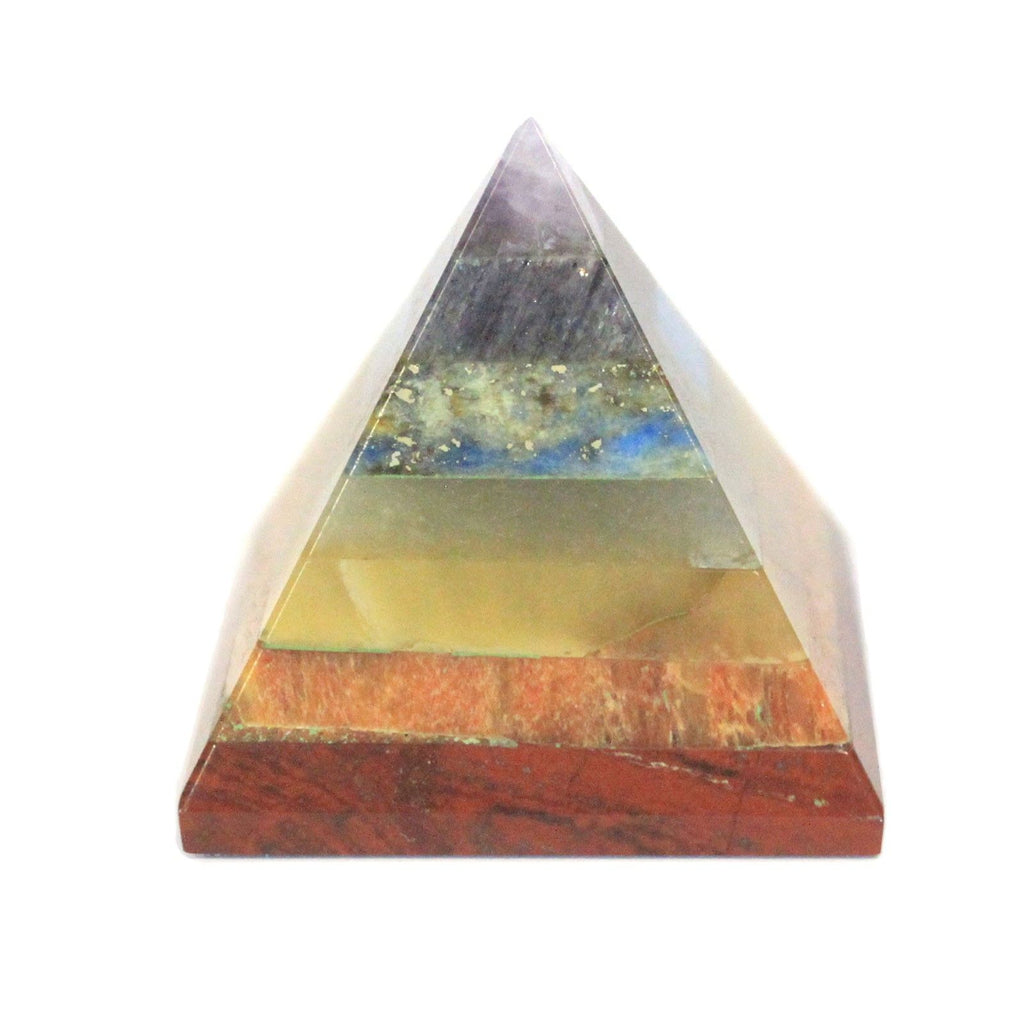 Chakra Pyramid 30 35mm for Energy Balance and Harmony in Your Space