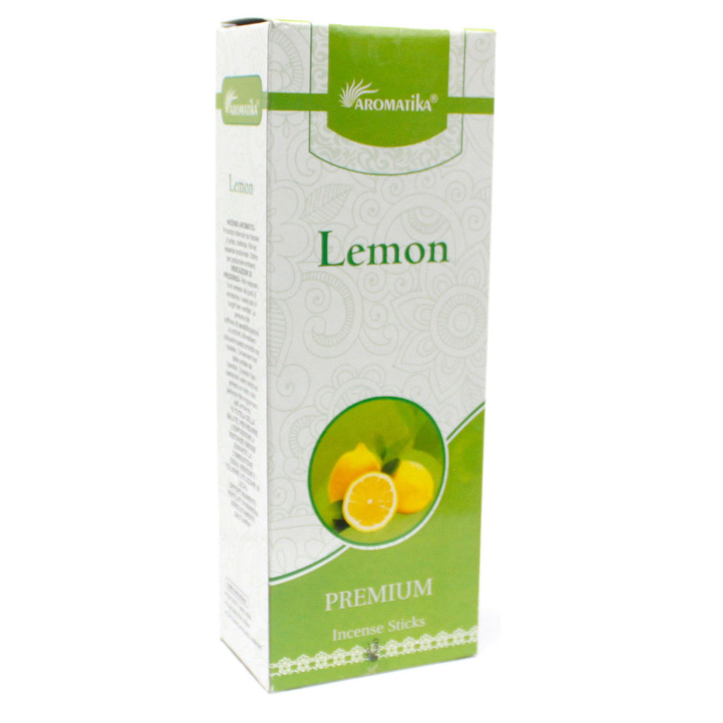 Aromatica Premium Incense Sticks with Energising Lemon Aroma