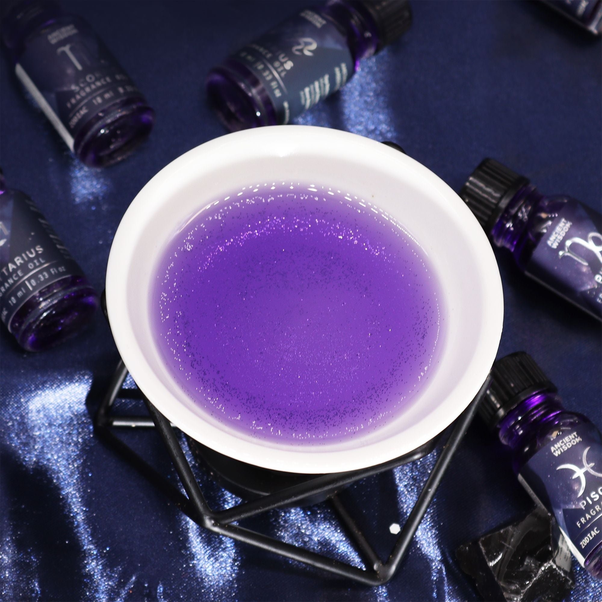 Zodiac Fragrance Oil 10ml PISCES with Bio Glitter for Gifting