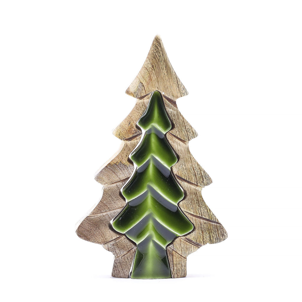 Lost in the Forest Small Tree in a Tree Wooden Decoration