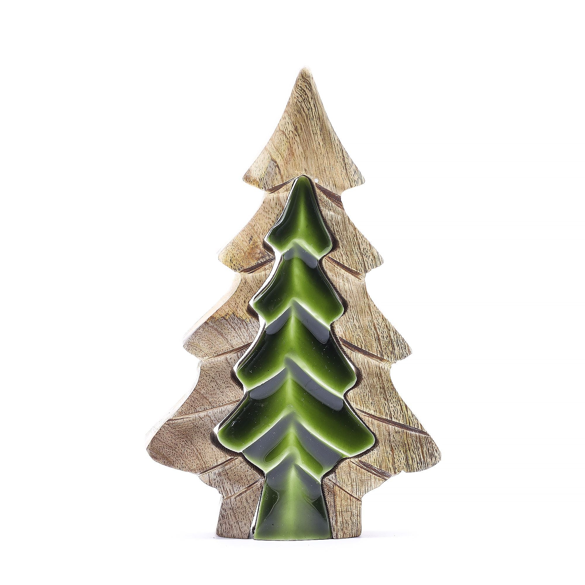 Lost in the Forest Small Tree in a Tree Wooden Decoration
