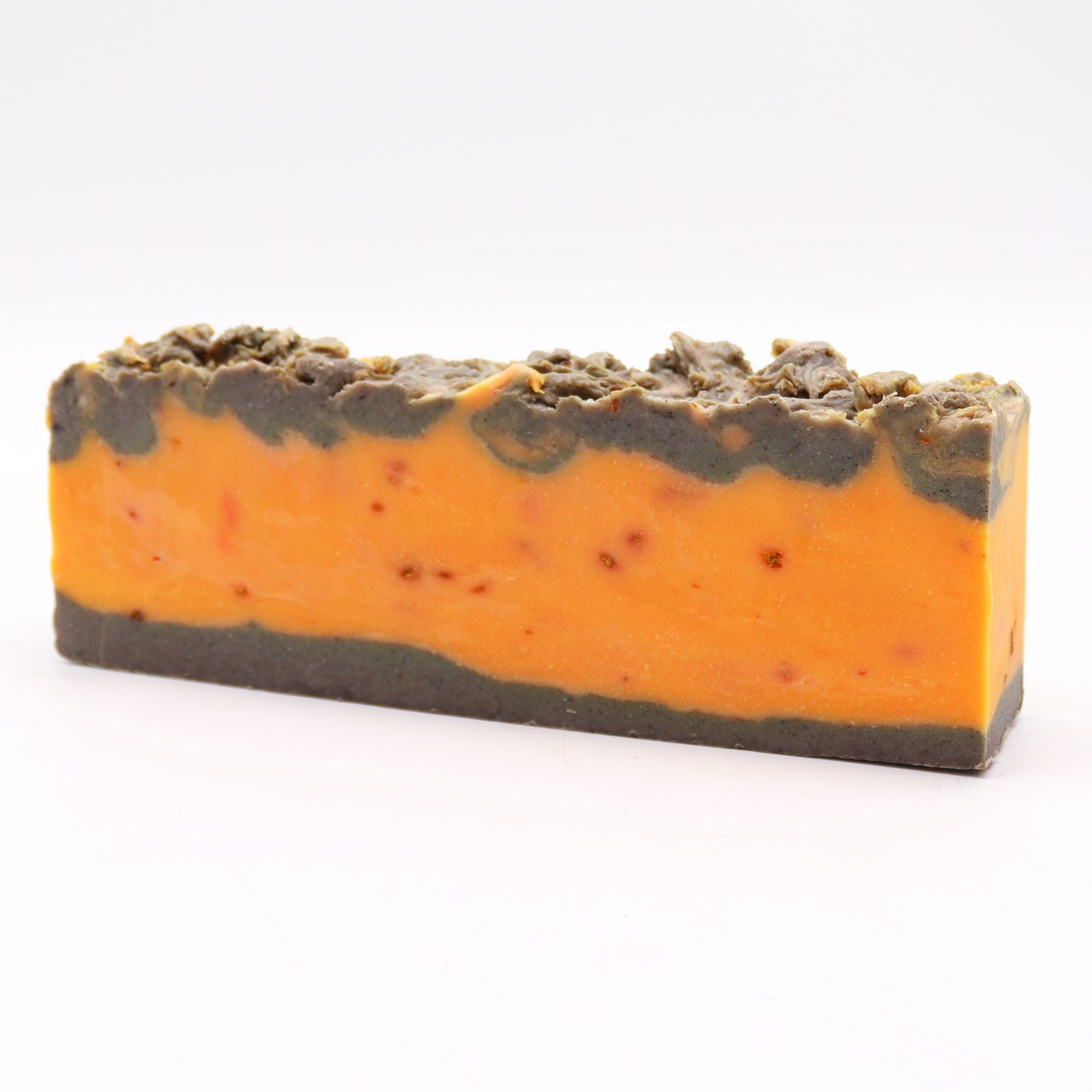 Cinnamon and Orange Olive Oil Soap Loaf for Exfoliating Skin Care