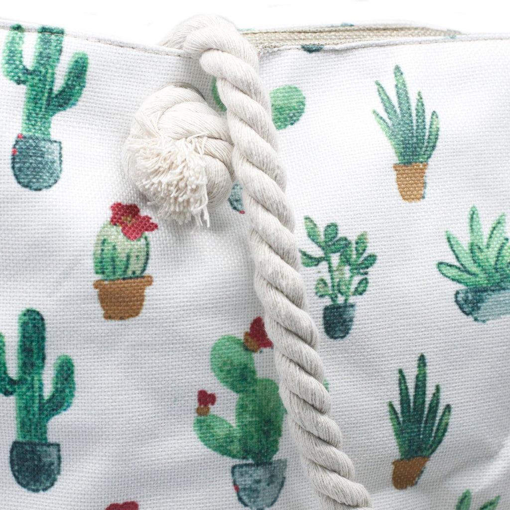 Mini Cactus Design Rope Handle Bag for Trendy Beach Outings Now