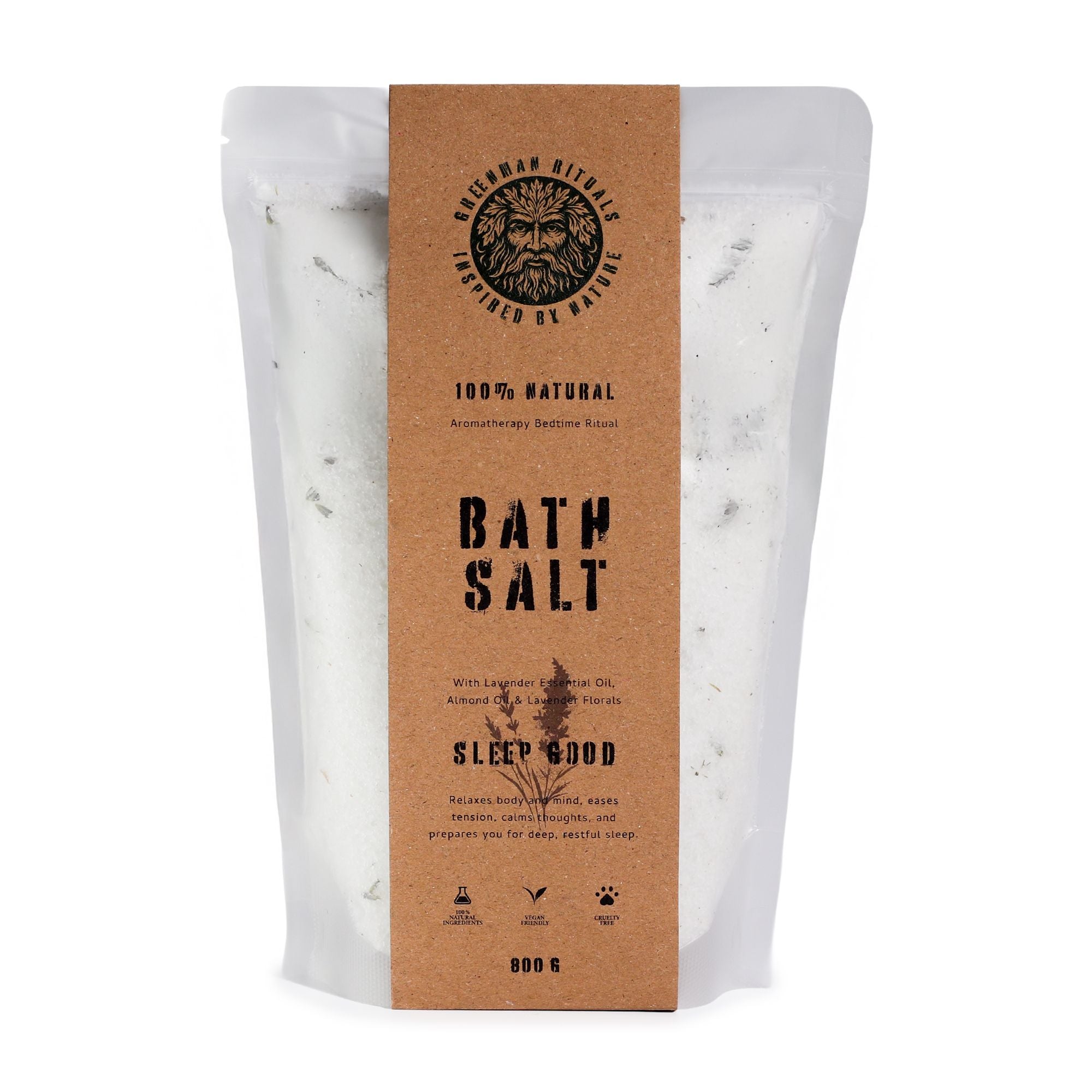 Greenman Rituals Lavender Aromatherapy Epsom Bath Salt for Sleep
